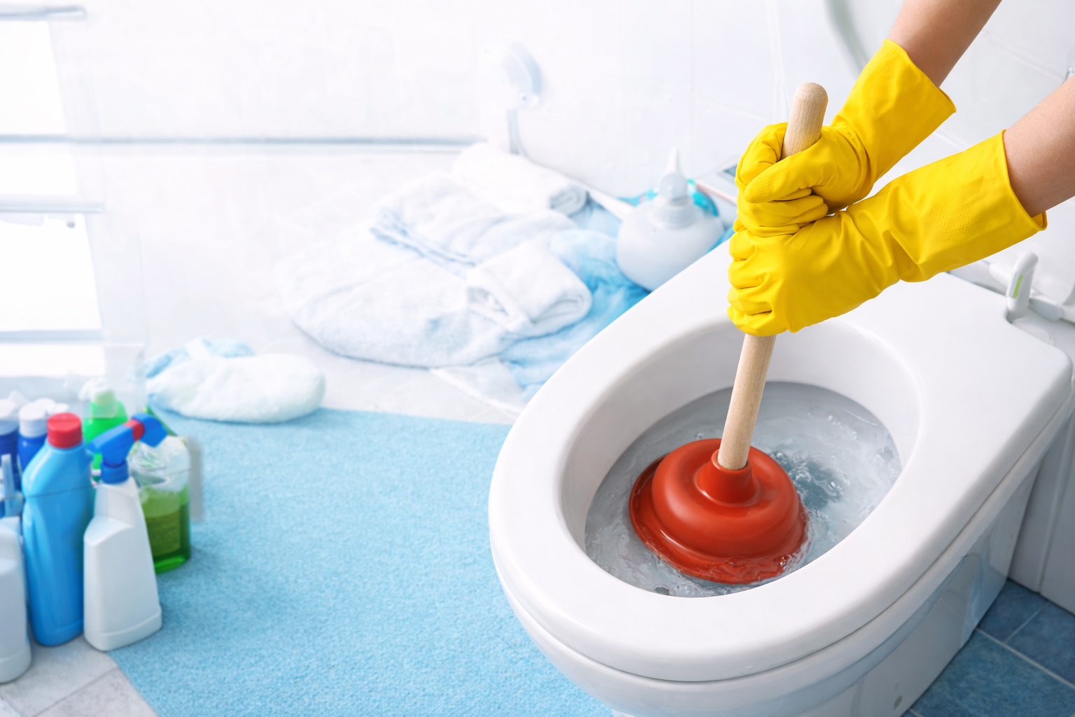 desentupir vaso do jeito certo