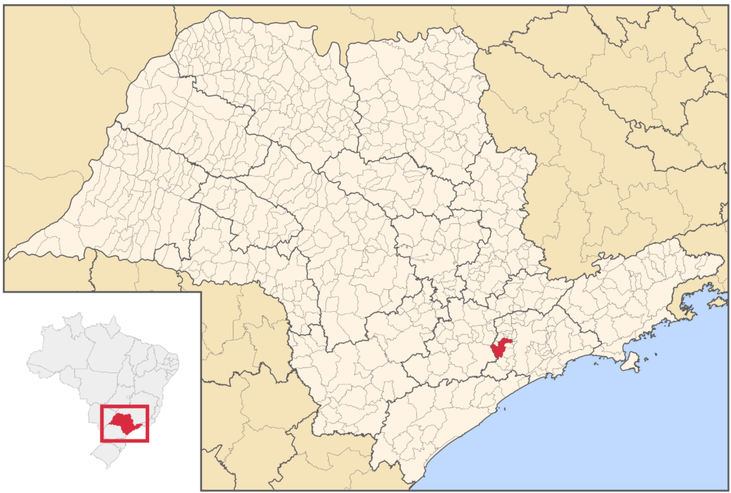 Mapa de localização de Cotia utilizado na página de desentupidora em Cotia
