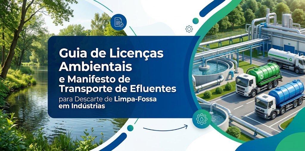 Guia de Licenças Ambientais e Manifesto de Transporte de Efluentes para Descarte de Limpa-Fossa em Indústrias